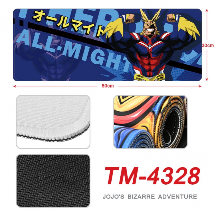 My Hero Academia Anime peripheral new lock edge mouse pad 80X30cm  tm-4328