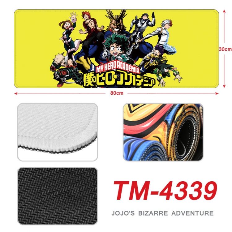 My Hero Academia Anime peripheral new lock edge mouse pad 80X30cm tm-4339