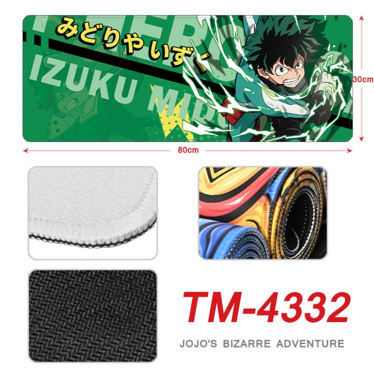 My Hero Academia Anime peripheral new lock edge mouse pad 80X30cm  tm-4332