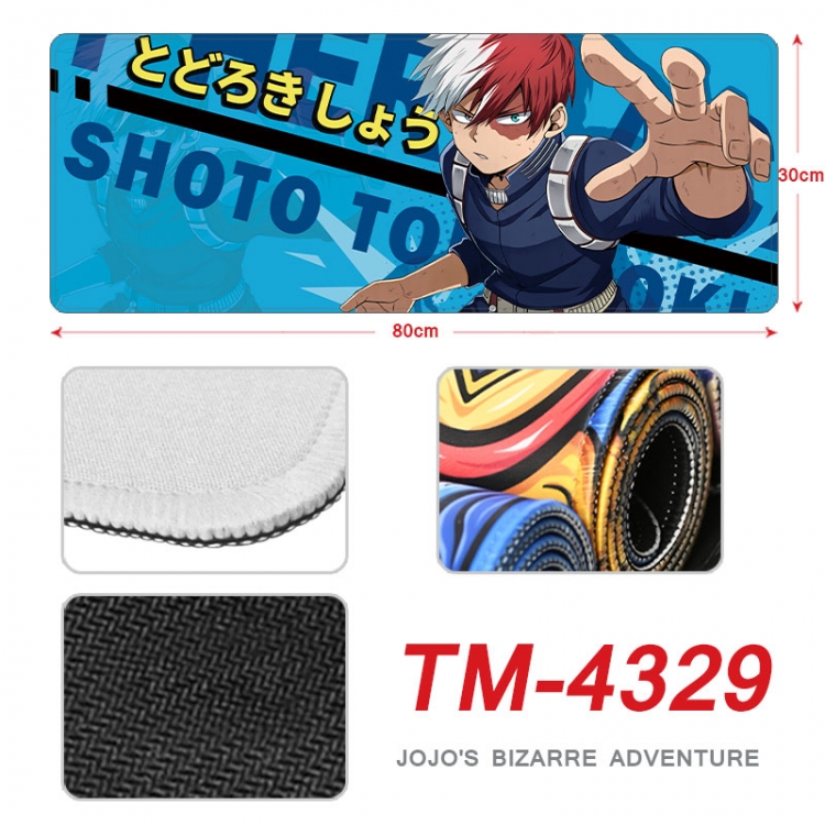 My Hero Academia Anime peripheral new lock edge mouse pad 80X30cm   tm-4329