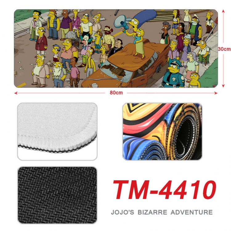 The Simpsons Anime peripheral new lock edge mouse pad 80X30cm   tm-4410