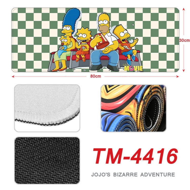 The Simpsons Anime peripheral new lock edge mouse pad 80X30cm  tm-4416