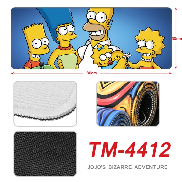 The Simpsons Anime peripheral new lock edge mouse pad 80X30cm  tm-4412