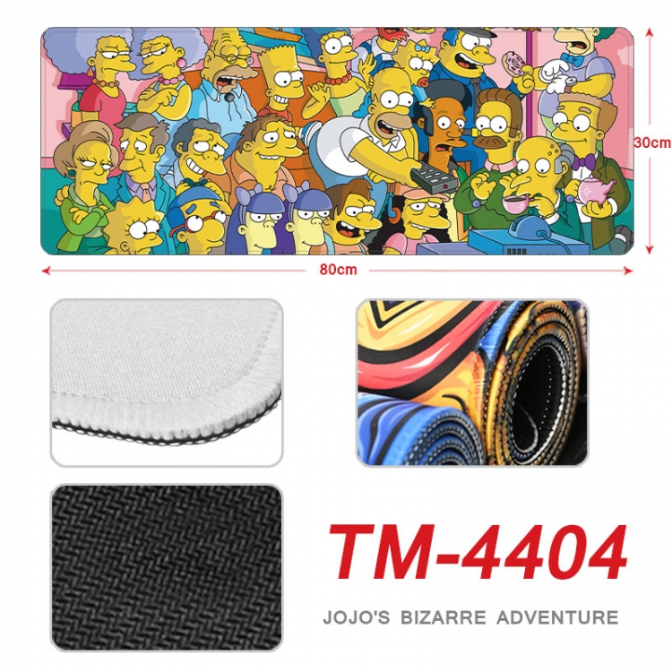 The Simpsons Anime peripheral new lock edge mouse pad 80X30cm tm-4404