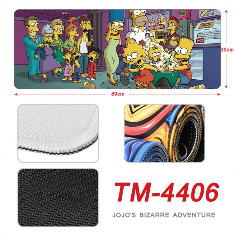 The Simpsons Anime peripheral new lock edge mouse pad 80X30cm  tm-4406