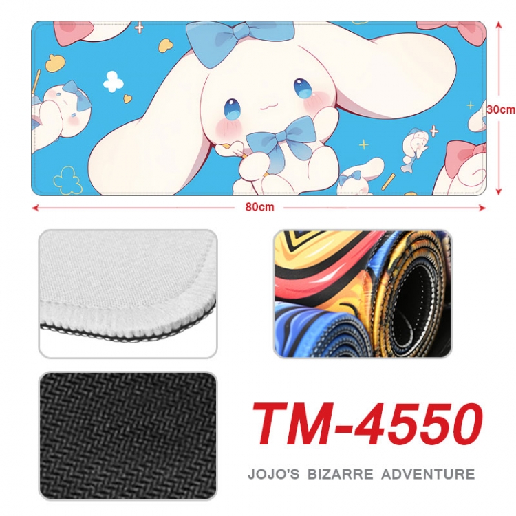 Cinnamoroll Anime peripheral new lock edge mouse pad 80X30cm  tm-4550