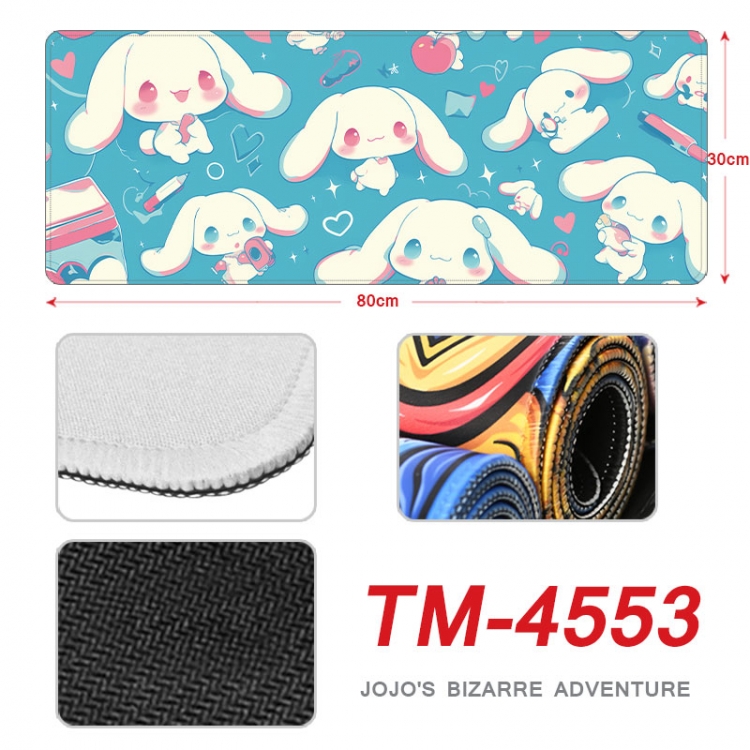 Cinnamoroll Anime peripheral new lock edge mouse pad 80X30cm  tm-4553