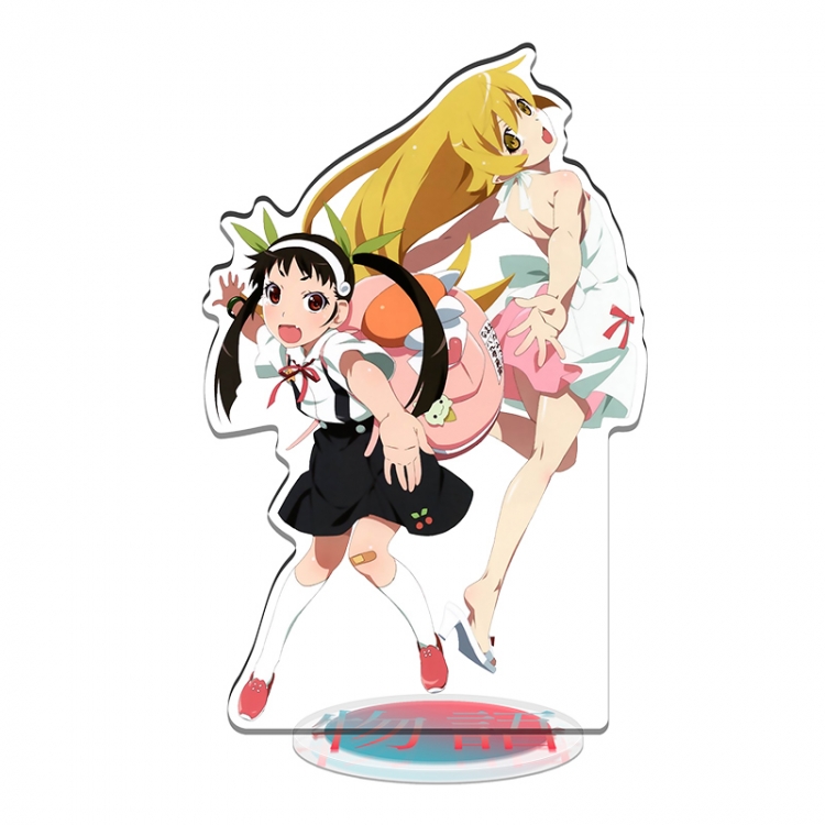 Monogatari Series Special Edition acrylic Standing figure Plates Keychain 20CM