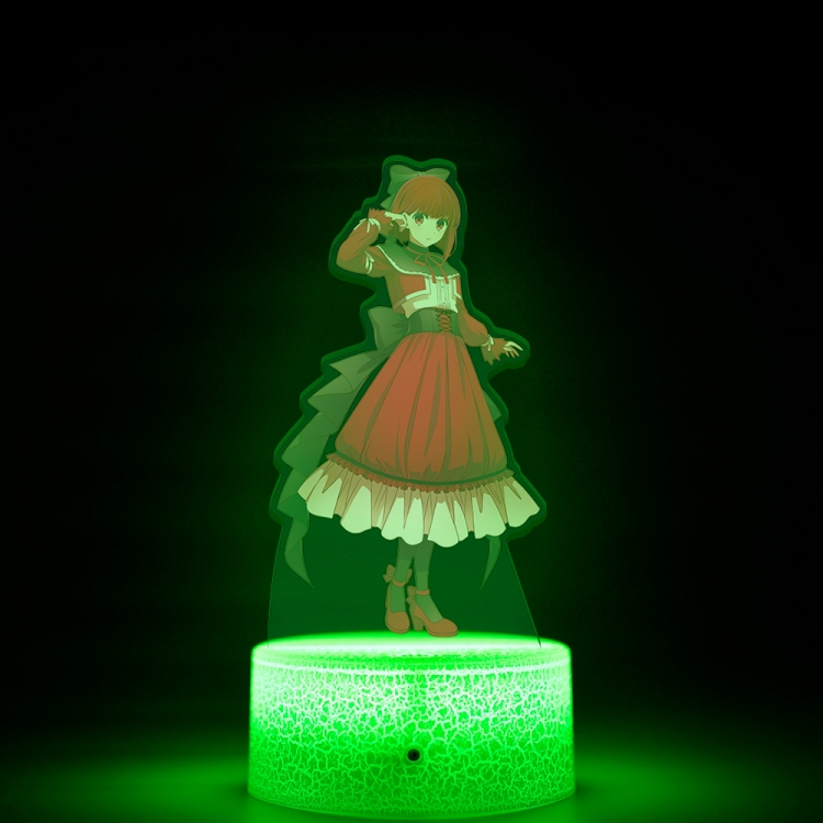 Oshi no ko Acrylic Night Light 16 Color-changing USB Interface Box Set 19X7X4CM white base