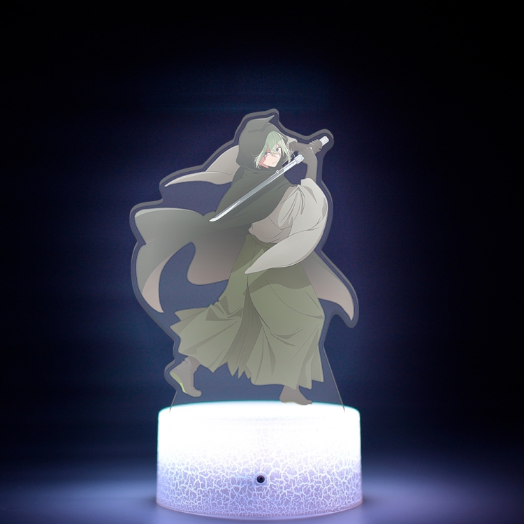 Oshi no ko Acrylic Night Light 16 Color-changing USB Interface Box Set 19X7X4CM white base