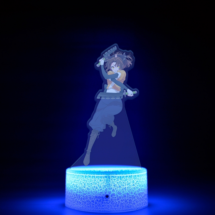 Oshi no ko Acrylic Night Light 16 Color-changing USB Interface Box Set 19X7X4CM white base