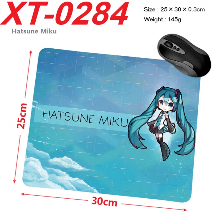 Hatsune Miku Anime peripheral new lock edge mouse pad 25X30cm xt-0284