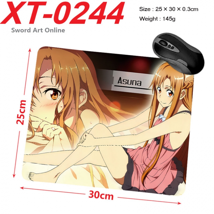 Sword Art Online Anime peripheral new lock edge mouse pad 25X30cm  xt-0244