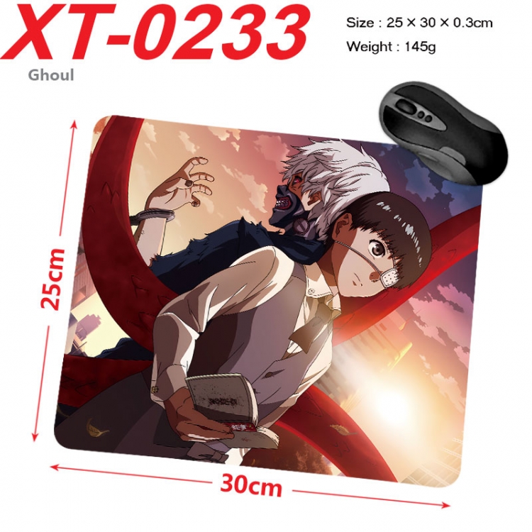 Tokyo Ghoul Anime peripheral new lock edge mouse pad 25X30cm xt-0233