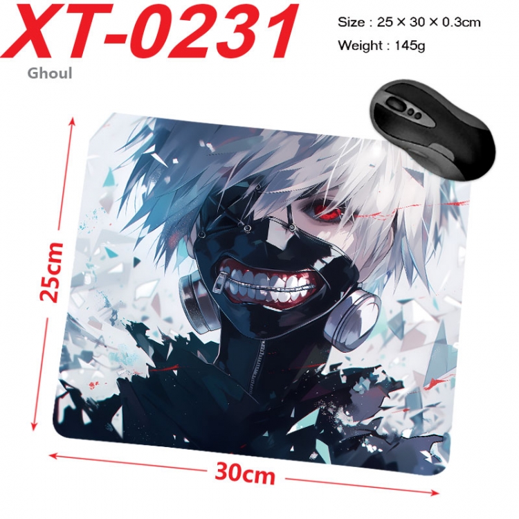 Tokyo Ghoul Anime peripheral new lock edge mouse pad 25X30cm  xt-0231