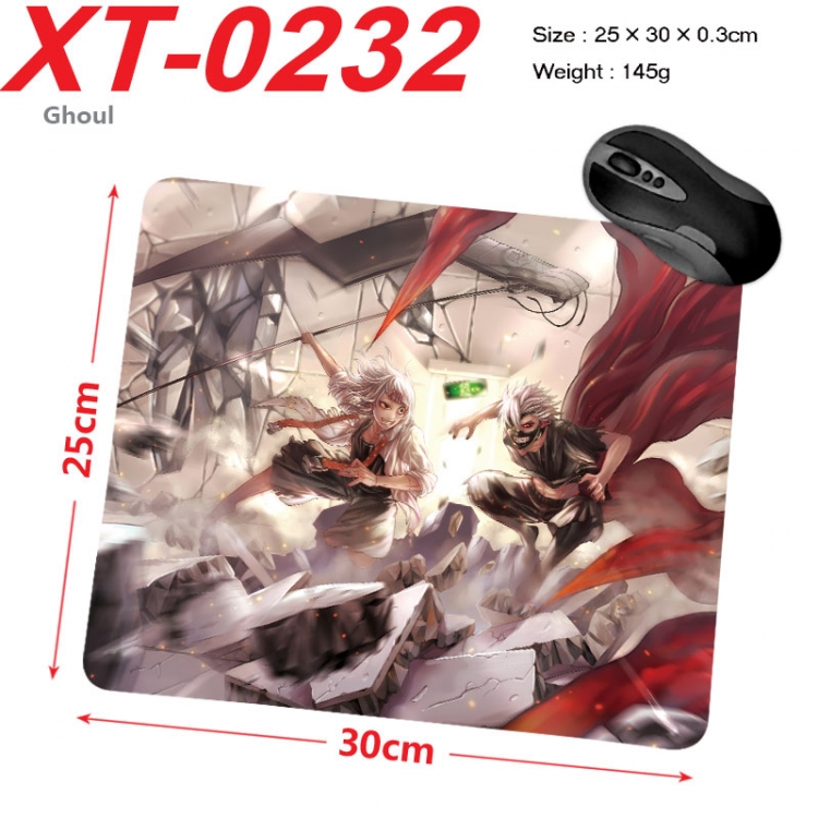 Tokyo Ghoul Anime peripheral new lock edge mouse pad 25X30cm  xt-0232