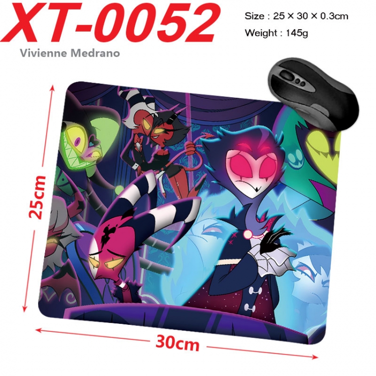 Hazbin Hotel Anime peripheral new lock edge mouse pad 25X30cm  xt-0052