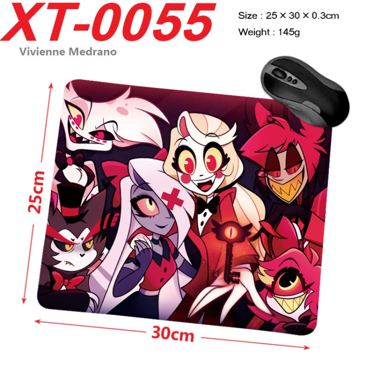 Hazbin Hotel Anime peripheral new lock edge mouse pad 25X30cm xt-0055