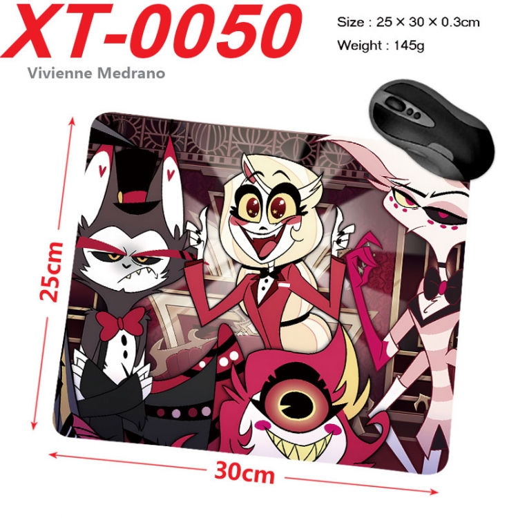 Hazbin Hotel Anime peripheral new lock edge mouse pad 25X30cm  xt-0050