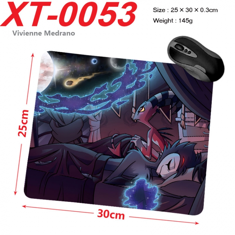 Hazbin Hotel Anime peripheral new lock edge mouse pad 25X30cm  xt-0053