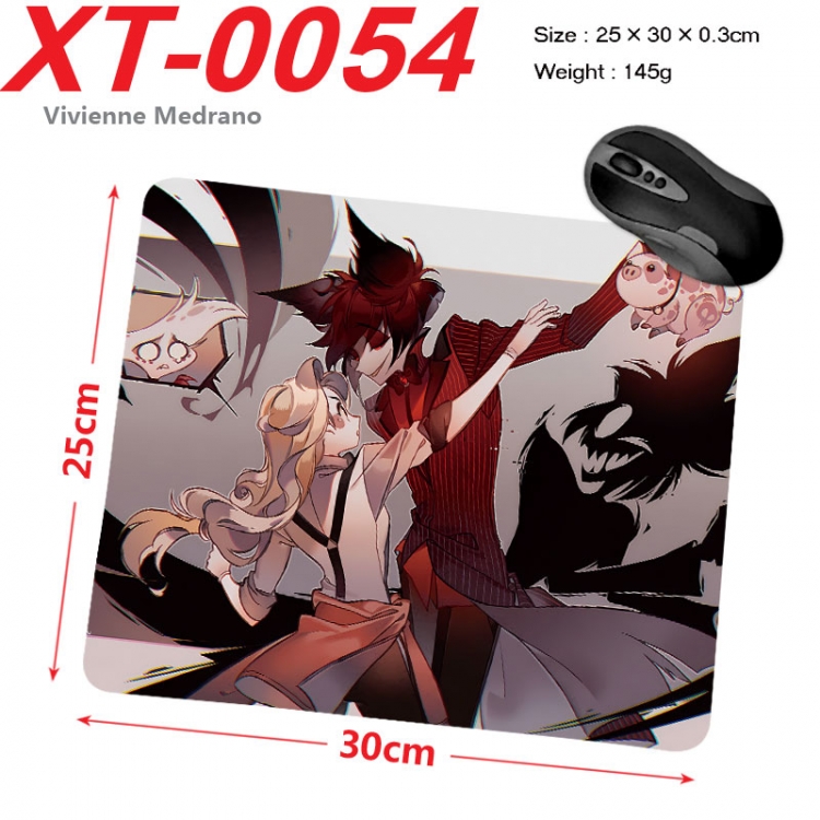 Hazbin Hotel Anime peripheral new lock edge mouse pad 25X30cm  xt-0054