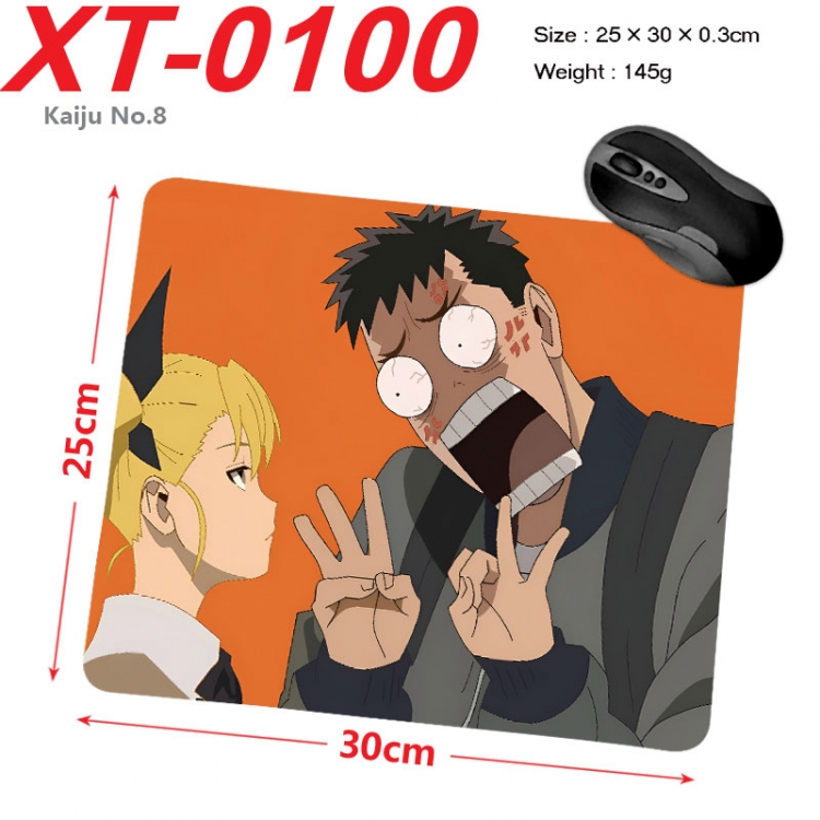 KAIJU NUMBER EIGHT Anime peripheral new lock edge mouse pad 25X30cm xt-0100