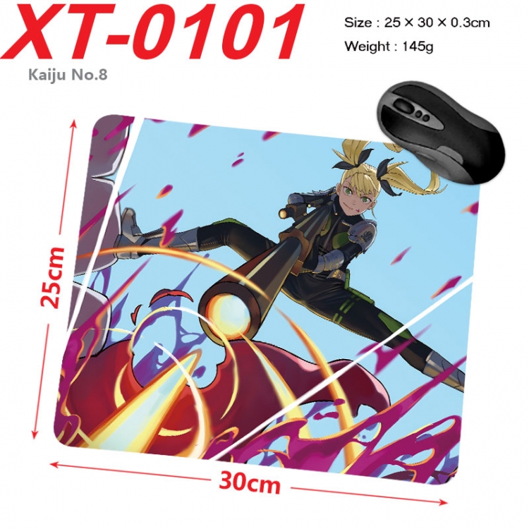 KAIJU NUMBER EIGHT Anime peripheral new lock edge mouse pad 25X30cm  xt-0101