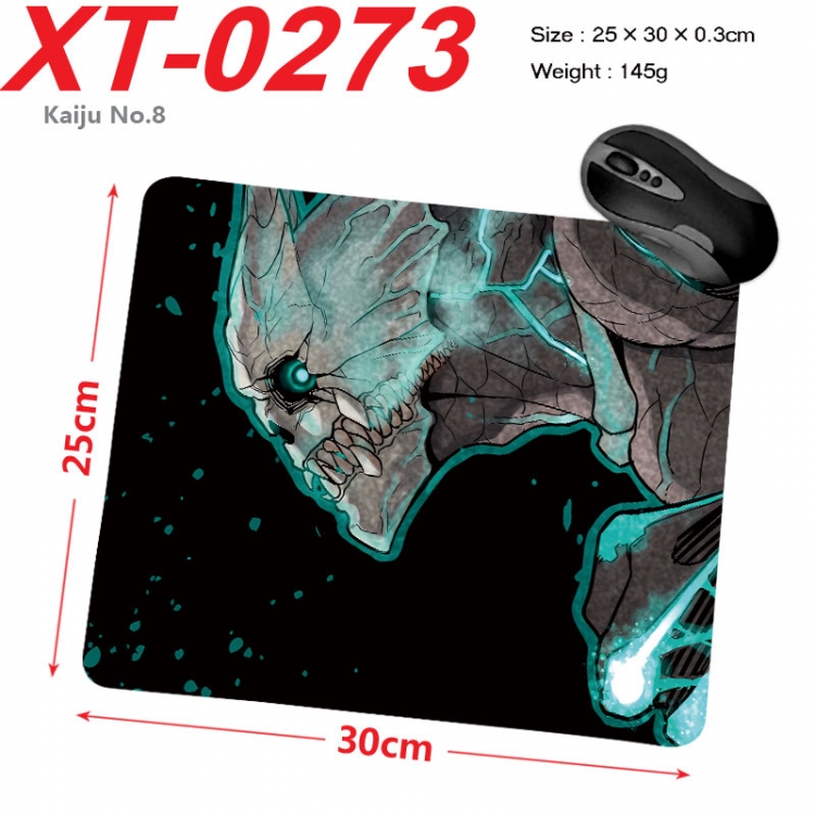 KAIJU NUMBER EIGHT Anime peripheral new lock edge mouse pad 25X30cm  xt-0273