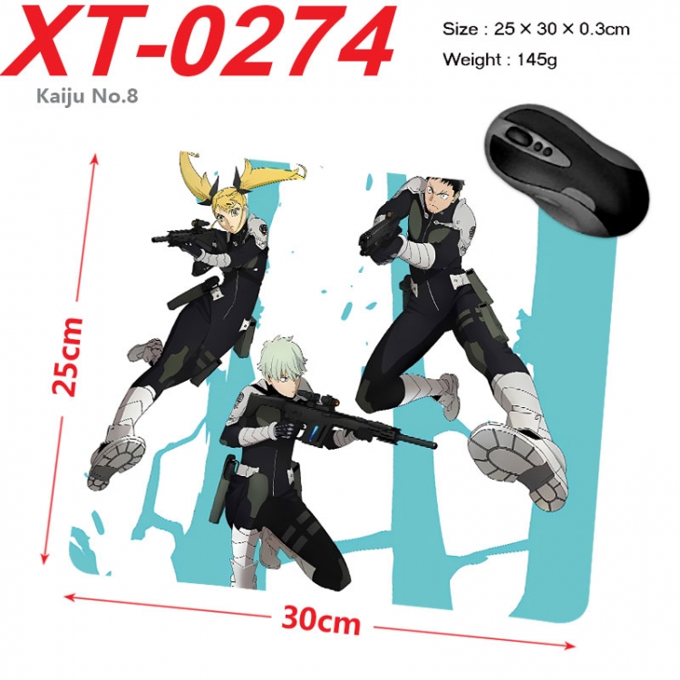 KAIJU NUMBER EIGHT Anime peripheral new lock edge mouse pad 25X30cm  xt-0274