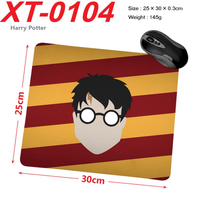 Harry Potter Anime peripheral new lock edge mouse pad 25X30cm  xt-0104