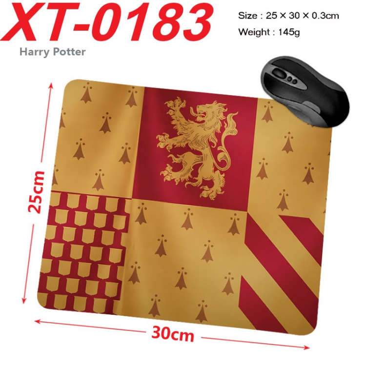 Harry Potter Anime peripheral new lock edge mouse pad 25X30cm xt-0183