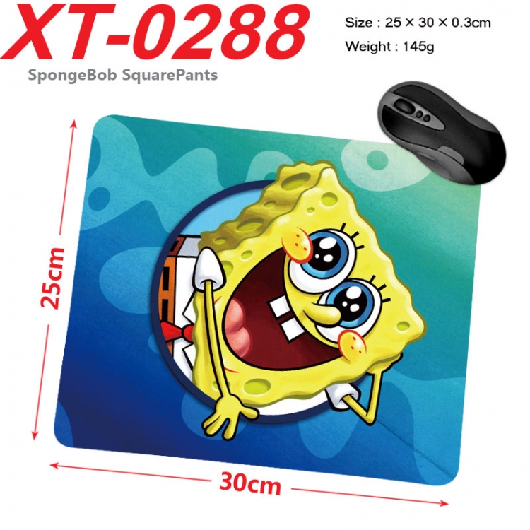 SpongeBob Anime peripheral new lock edge mouse pad 25X30cm  xt-0288