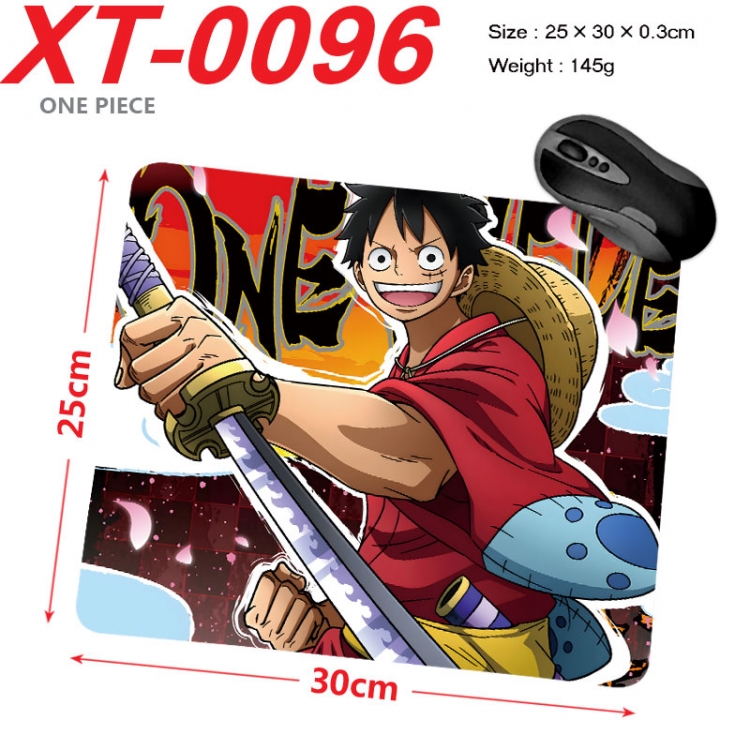 One Piece Anime peripheral new lock edge mouse pad 25X30cm  xt-0096