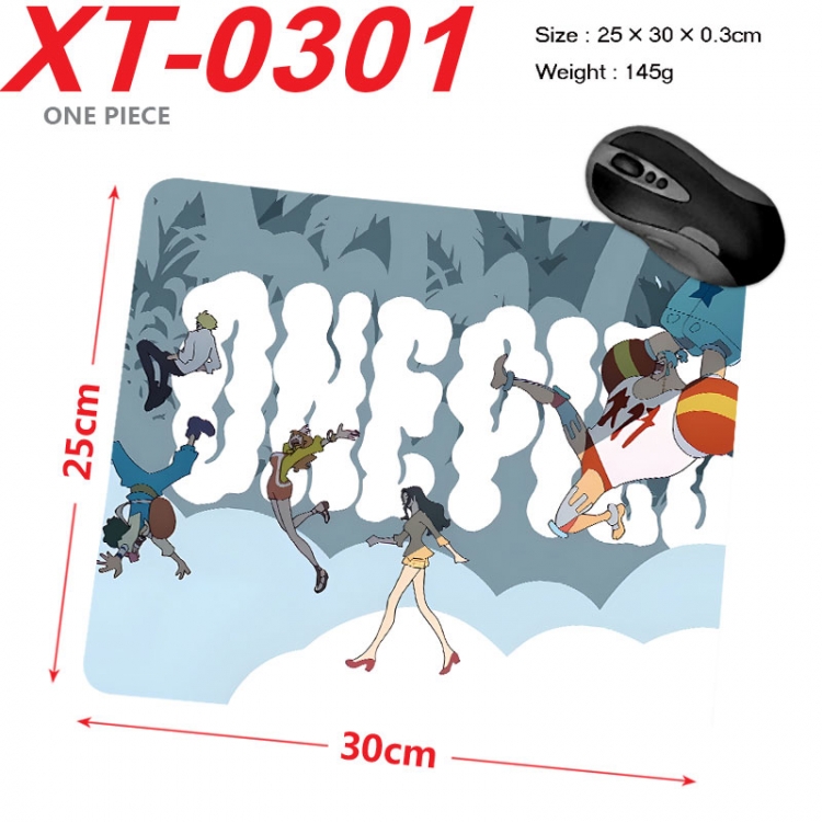 One Piece Anime peripheral new lock edge mouse pad 25X30cm  xt-0301