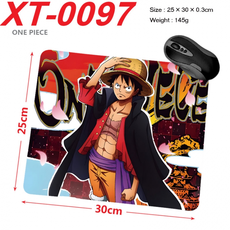 One Piece Anime peripheral new lock edge mouse pad 25X30cm xt-0097