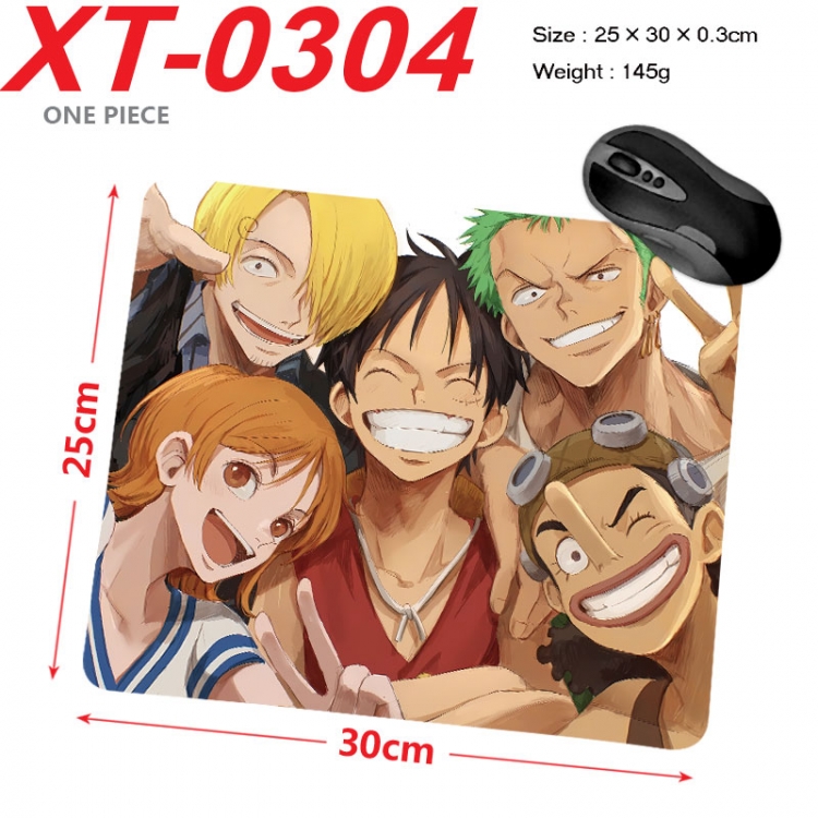 One Piece Anime peripheral new lock edge mouse pad 25X30cm  xt-0304