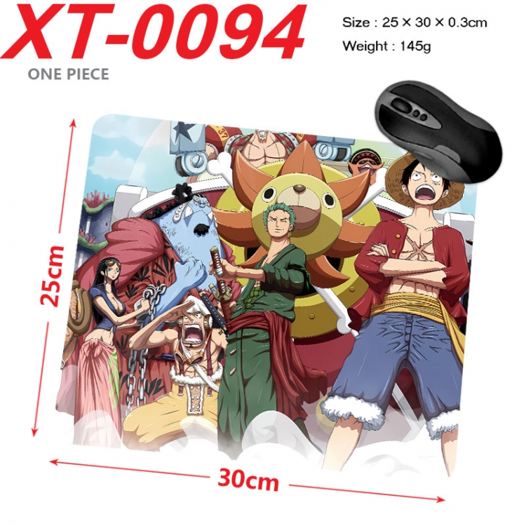 One Piece Anime peripheral new lock edge mouse pad 25X30cm xt-0094