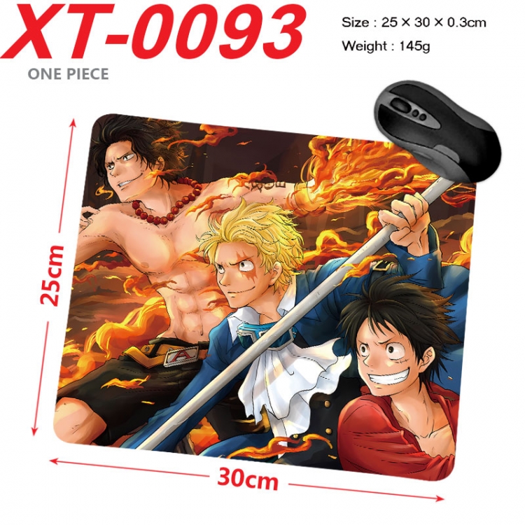 One Piece Anime peripheral new lock edge mouse pad 25X30cm xt-0093