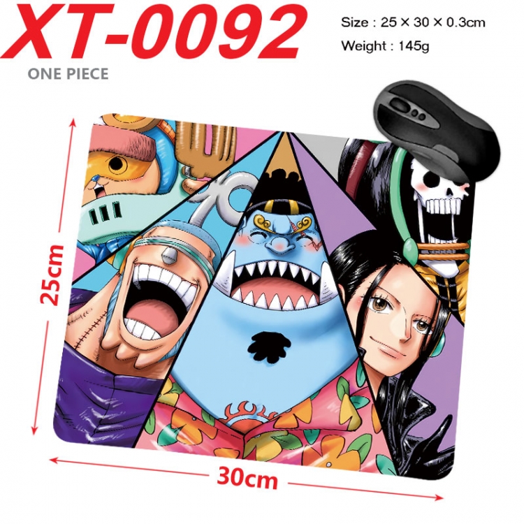 One Piece Anime peripheral new lock edge mouse pad 25X30cm  xt-0092