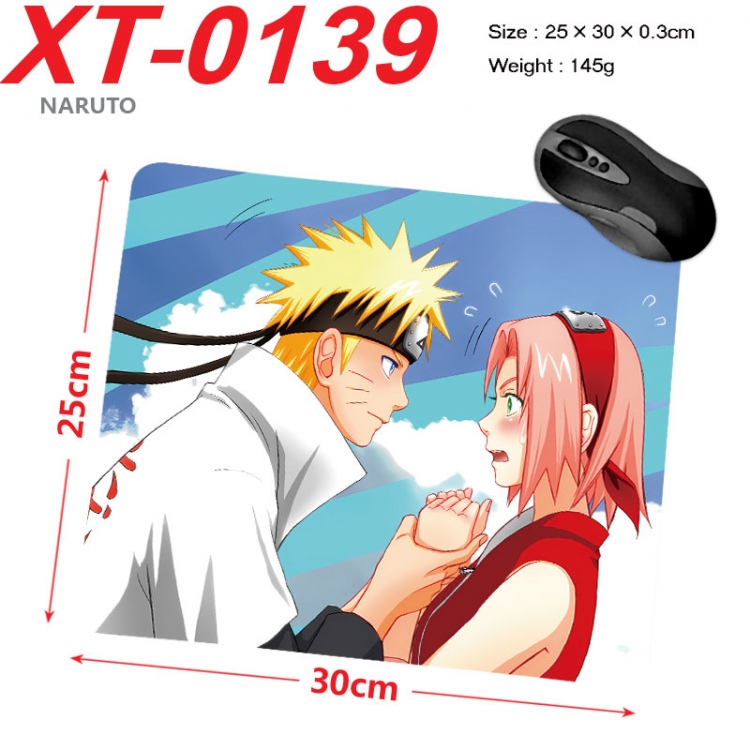 Naruto Anime peripheral new lock edge mouse pad 25X30cm  xt-0139