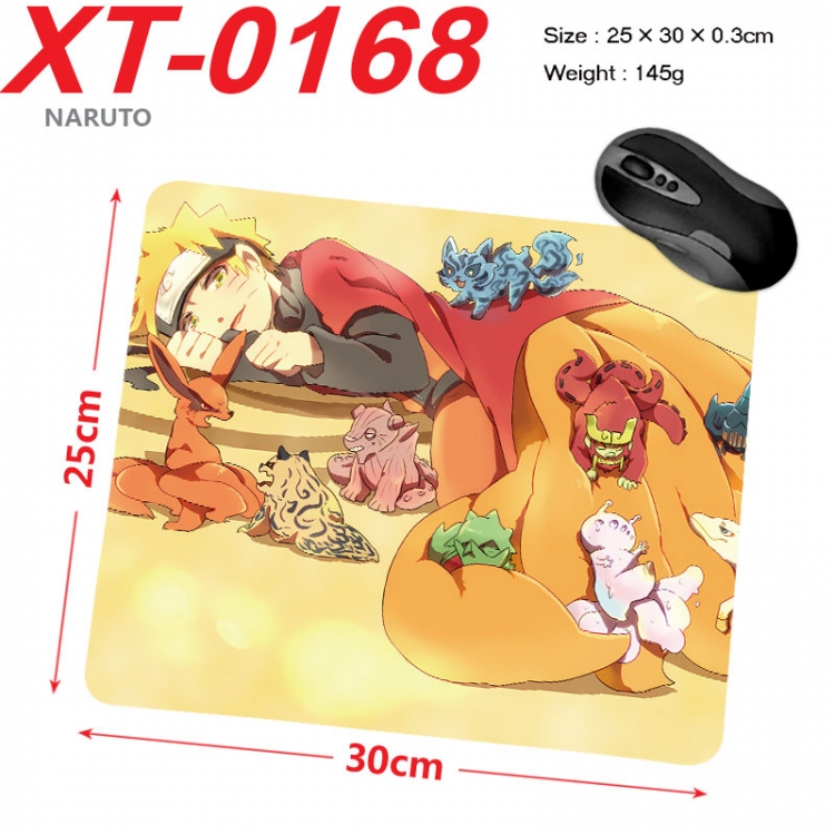 Naruto Anime peripheral new lock edge mouse pad 25X30cm  xt-0168