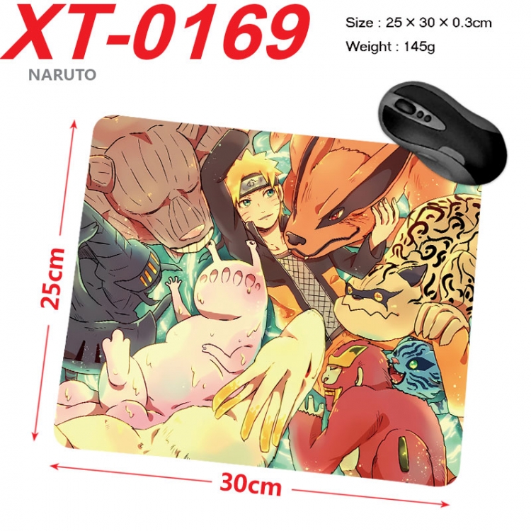 Naruto Anime peripheral new lock edge mouse pad 25X30cm  xt-0169