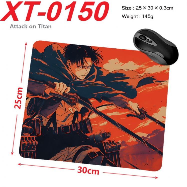 Shingeki no Kyojin Anime peripheral new lock edge mouse pad 25X30cm xt-0150