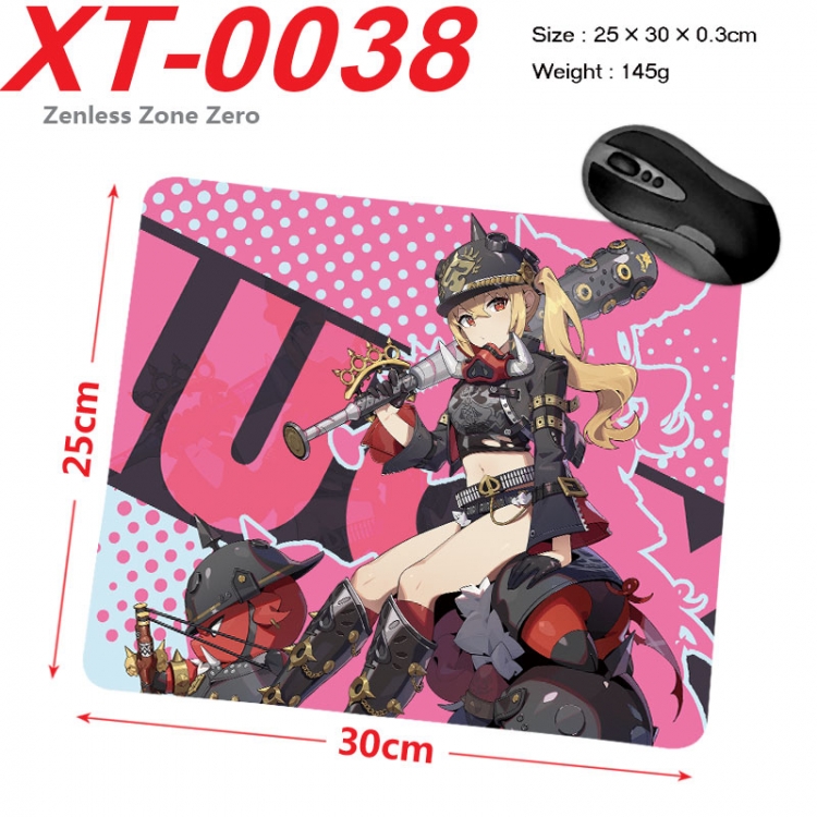 Zenless Zone Zero  Anime peripheral new lock edge mouse pad 25X30cm xt-0038