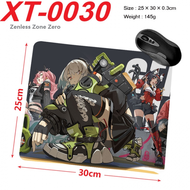 Zenless Zone Zero  Anime peripheral new lock edge mouse pad 25X30cm  xt-0030