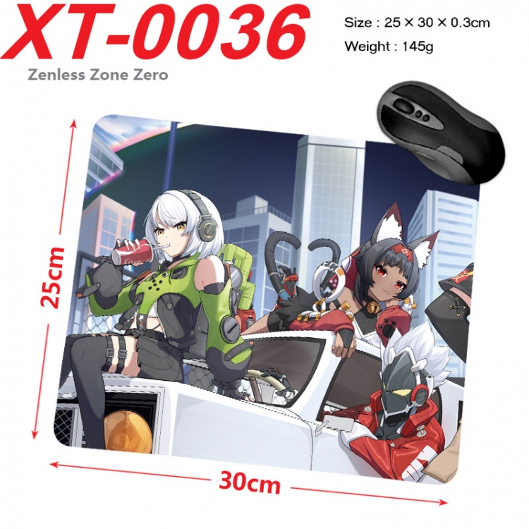 Zenless Zone Zero  Anime peripheral new lock edge mouse pad 25X30cm xt-0036