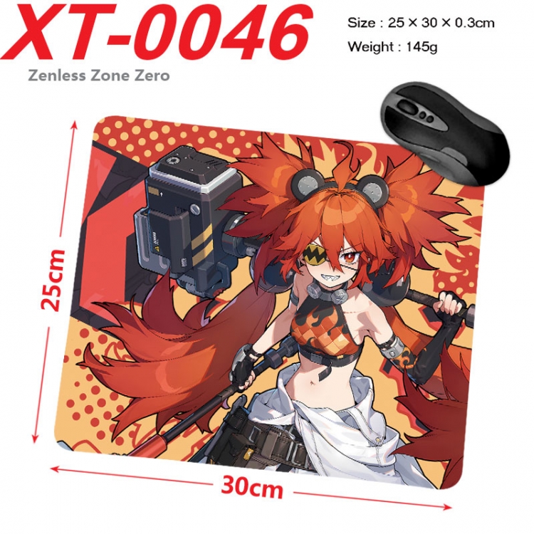 Zenless Zone Zero  Anime peripheral new lock edge mouse pad 25X30cm  xt-0046