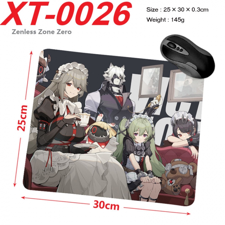 Zenless Zone Zero  Anime peripheral new lock edge mouse pad 25X30cm  xt-0026