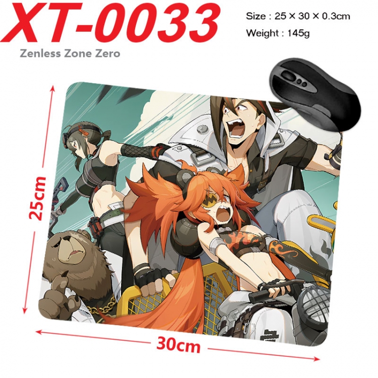 Zenless Zone Zero  Anime peripheral new lock edge mouse pad 25X30cm xt-0033