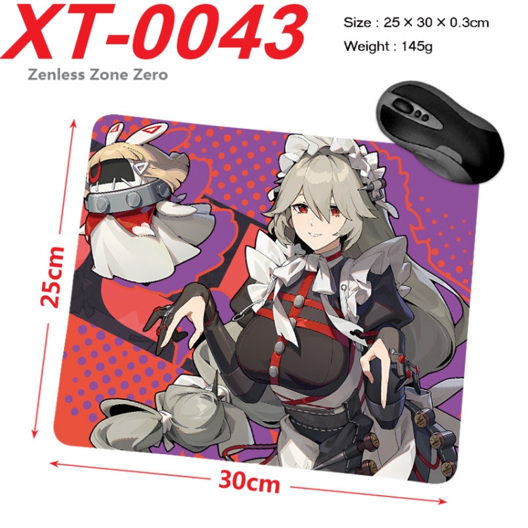 Zenless Zone Zero  Anime peripheral new lock edge mouse pad 25X30cm  xt-0043